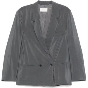 Lemaire, Dames, Jassen, Grijs, Maat: M Wol,