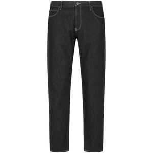 Giorgio Armani, Heren, Jeans, Zwart, Maat: W34 Katoen,