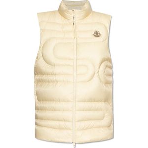 Moncler, Dames, Jassen, Geel, Maat: XS Polyamide,