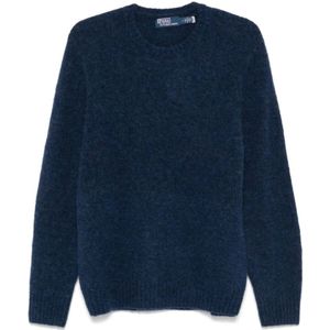 Ralph Lauren, Heren, Truien, Blauw, Maat: L Suède,