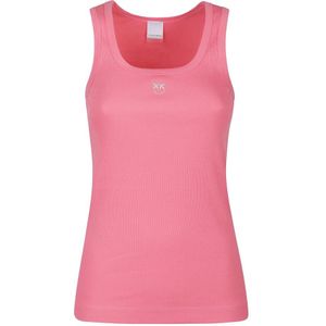 Pinko, Dames, Tops, Roze, Maat: S Katoen,