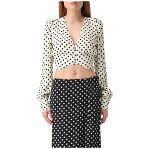 Mar De Margaritas, Dames, Blouses & Shirts, Wit, Maat: XS