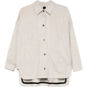 Rrd, Dames, Blouses & Shirts, Beige, Maat: M Suède,