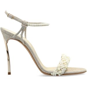 Casadei, Dames, Schoenen, Beige, Maat: 36 EU Leer,