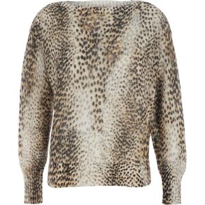 Twinset, Dames, Truien, Bruin, Maat: S