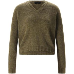 Roberto Collina, Dames, Truien, Groen, Maat: S Wol,