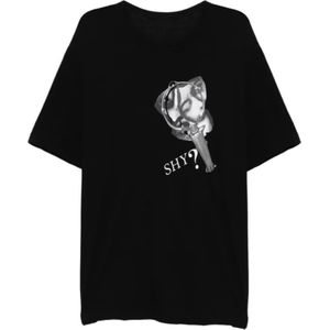 Yohji Yamamoto, Dames, Tops, Zwart, Maat: M Katoen,