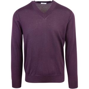 Paolo Pecora, Heren, Truien, Paars, Maat: M Wol,