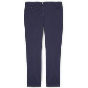 Fiorella Rubino, Dames, Broeken, Blauw, Maat: L Katoen,