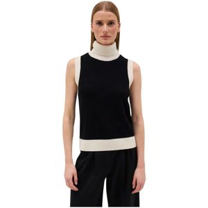 DNM Pure, Dames, Truien, Zwart, Maat: M Kasjmier,