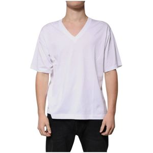Dolce & Gabbana, Heren, Tops, Wit, Maat: 5XL Katoen,