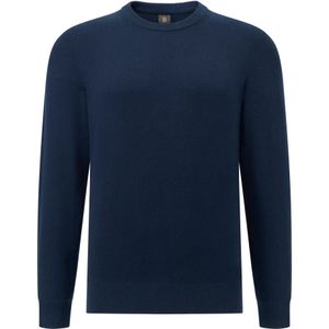 Boggi Milano - Trui - Navy - Knitwear - Lange Mouw
