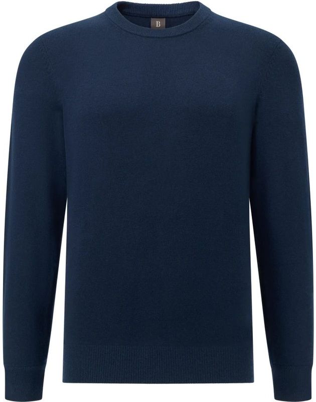 Boggi Milano - Trui - Navy - Knitwear - Lange Mouw