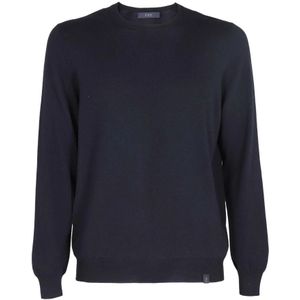 Fay, Heren, Truien, Blauw, Maat: M Wol,