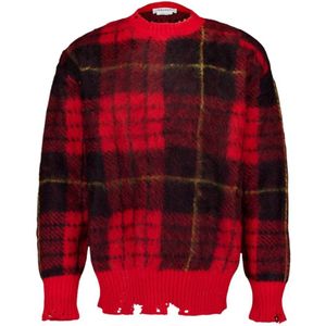 Alexander McQueen, Heren, Truien, Rood, Maat: M Mohair,