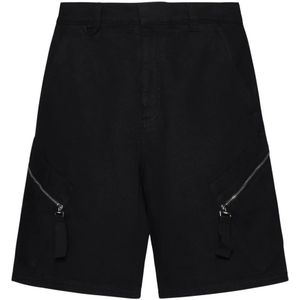 Jacquemus, Heren, Korte broeken, Zwart, Maat: S Katoen,