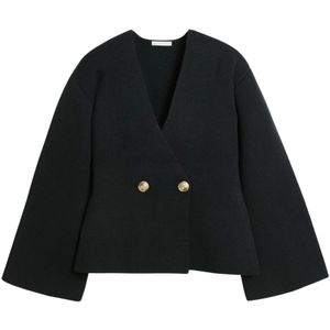 By Malene Birger, Dames, Truien, Zwart, Maat: S Wol,
