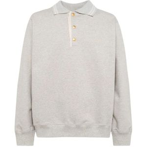 Drole de Monsieur, Heren, Tops, Grijs, Maat: L Katoen,