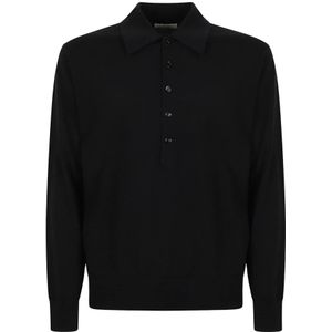 Dries Van Noten, Heren, Tops, Zwart, Maat: M