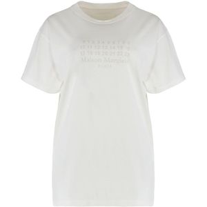 Maison Margiela, Dames, Tops, Wit, Maat: S