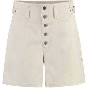 Jil Sander, Dames, Korte broeken, Beige, Maat: W24 Denim,