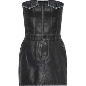 Dsquared2, Dames, Jurken, Zwart, Maat: S Denim,
