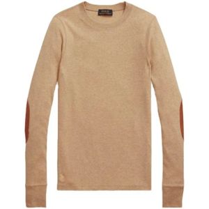 Polo Ralph Lauren, Dames, Sweatshirts & Hoodies, Bruin, Maat: XL Katoen,