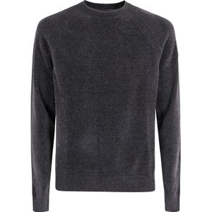 Rrd, Heren, Truien, Grijs, Maat: M Velours,