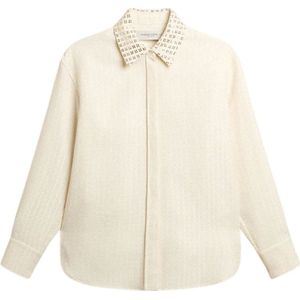 Golden Goose, Dames, Blouses & Shirts, Wit, Maat: S