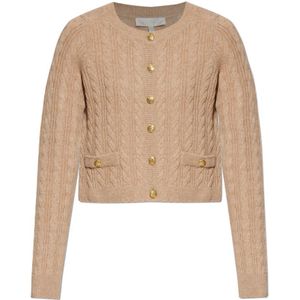Loveshackfancy, Dames, Truien, Beige, Maat: XS Wol,