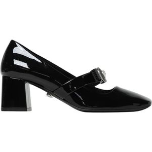 Versace, Dames, Schoenen, Zwart, Maat: 41 EU Leer,