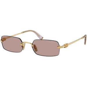 Miu Miu, Dames, Accessoires, Geel, Maat: 52 MM Polyamide,
