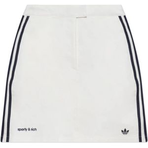 Adidas Originals, Dames, Rokken, Wit, Maat: XS Katoen,