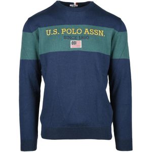 U.s. Polo Assn., Heren, Truien, Blauw, Maat: M Wol,