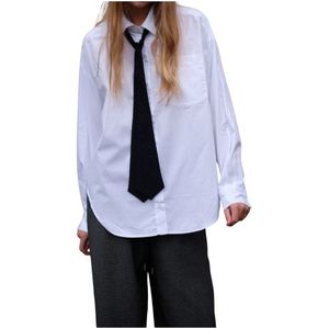 Designers Remix, Dames, Blouses & Shirts, Wit, Maat: XS