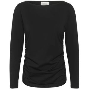 My Essential Wardrobe, Dames, Tops, Zwart, Maat: XS Katoen,