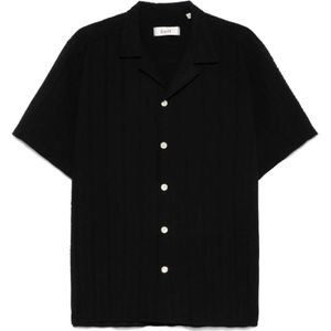 Forét, Heren, Overhemden, Zwart, Maat: M
