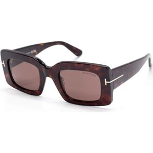 Tom Ford, Dames, Accessoires, Bruin, Maat: 50 MM