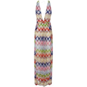 Missoni, Dames, Jurken, Veelkleurig, Maat: S