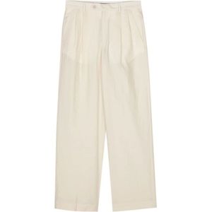 A.p.c., Dames, Broeken, Beige, Maat: S Katoen,