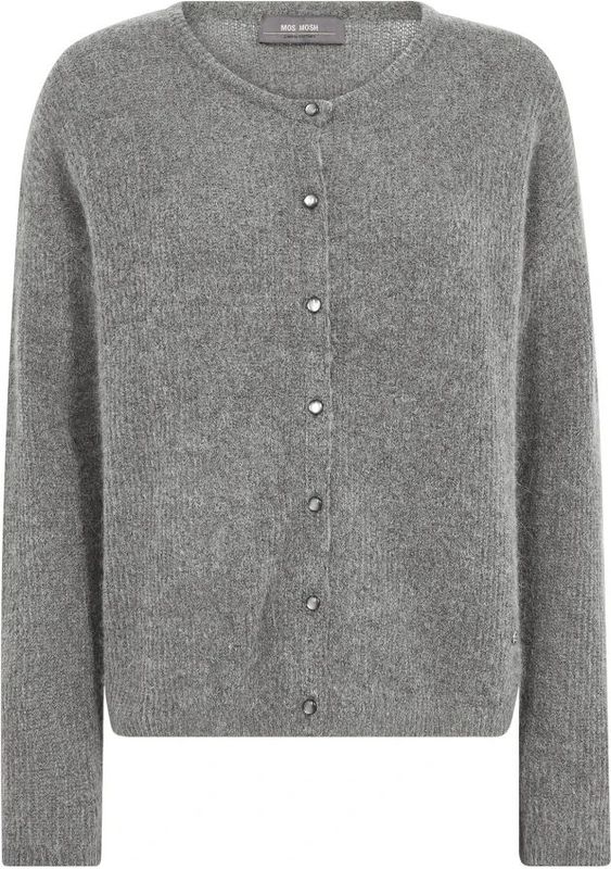 MOS Mosh, Dames, Truien, Grijs, Maat: XS