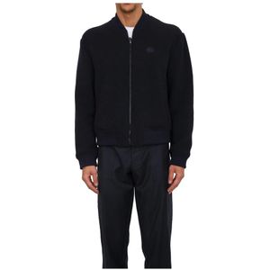 Etro, Heren, Jassen, Blauw, Maat: L Wol,