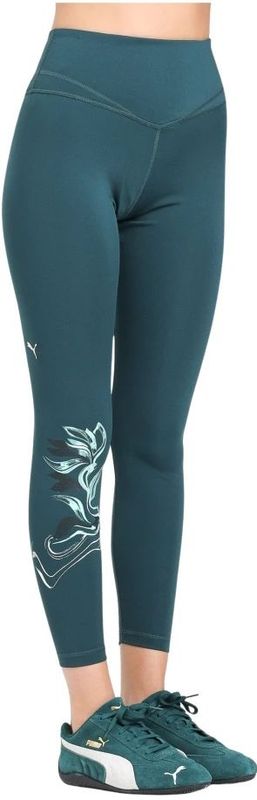 Puma - Green Terrains Graphic - Leggings - Hoog - 7/8