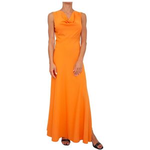 Twinset, Dames, Jurken, Oranje, Maat: XS Poliester,