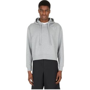 More Joy, Heren, Sweatshirts & Hoodies, Grijs, Maat: XS Katoen,