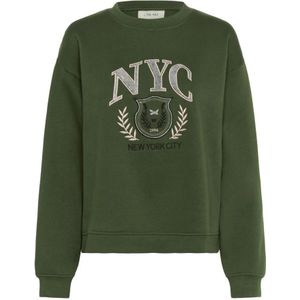 Cream, Dames, Sweatshirts & Hoodies, Groen, Maat: XS