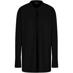 Giorgio Armani, Dames, Blouses & Shirts, Zwart, Maat: L