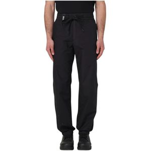 Versace Jeans Couture, Heren, Broeken, Zwart, Maat: L