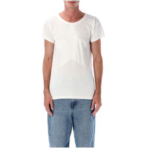 MM6 Maison Margiela, Heren, Tops, Wit, Maat: XL Katoen,