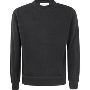 Filippo De Laurentiis, Heren, Sweatshirts & Hoodies, Bruin, Maat: XL Wol,